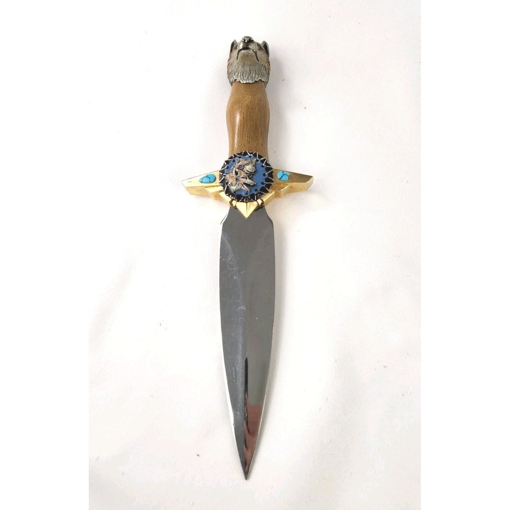 Al Agnew Legend of The Wolf collectors knife Dagger Weapon Vintage Franklin Mint